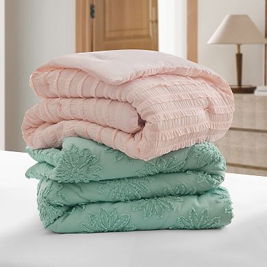 Bearpaw Alexa Ruffle Comforter Set with Shams