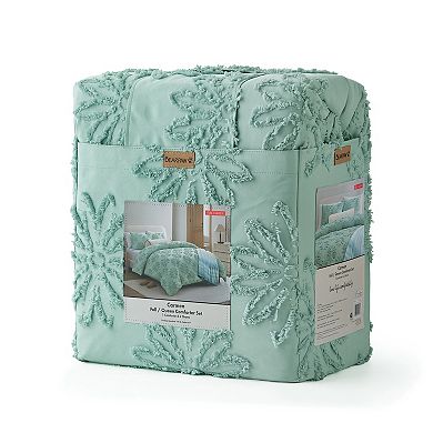 Bearpaw Carmen Floral Tufted Comforter Set with Shams