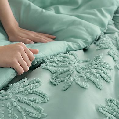 Bearpaw Carmen Floral Tufted Comforter Set with Shams