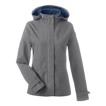 Nautica Women's Voyage Hooded Rain Jacket