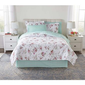 BrylaneHome Reversible 8 pc Bed In A Bag Quilt Set