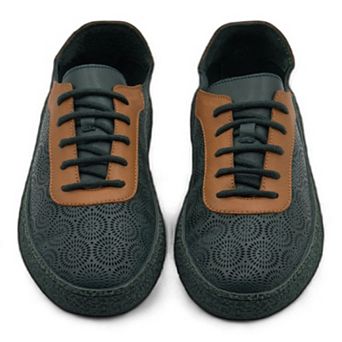 Women's Lace-Up Slip On Leather Sneakers (Colette Style)