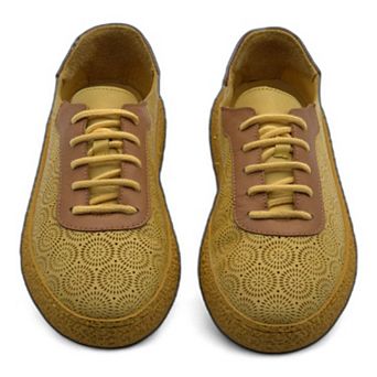 Women's Lace-Up Slip On Leather Sneakers (Colette Style)