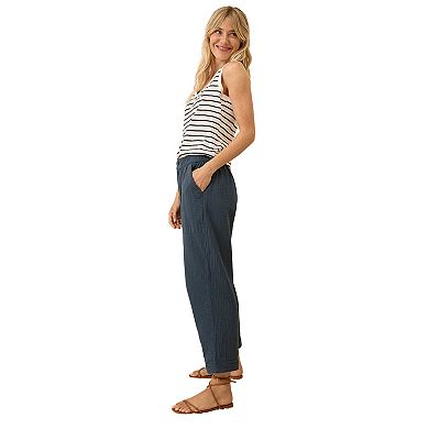 Coastal Double Gauze Rolled Cuff Pant