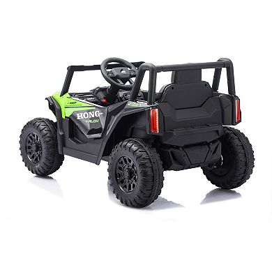 Whisen 12V Kids Electric Ride-On UTV Car with Remote Control