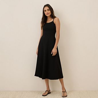 Fit & Flare Midi Dress