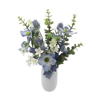 Everyday Decor Artificial Botanical & Eucalyptus Stack Arrangement