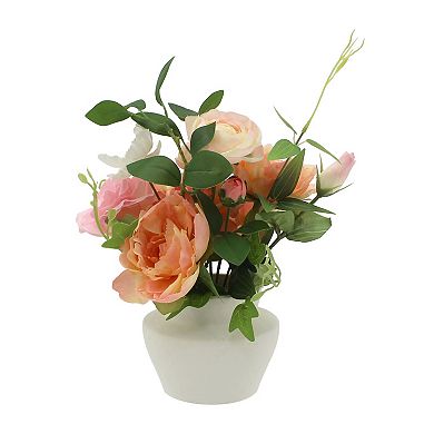 Everyday Decor Artificial Summer Garden Botanicals Arrangement