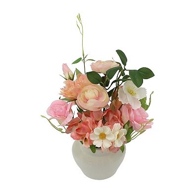 Everyday Decor Artificial Summer Garden Botanicals Arrangement