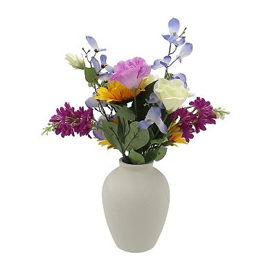 Everyday Decor Artificial Summer Market Sunflower Arrangement