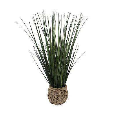 Everyday Decor Artificial Grasses in Woven Planter