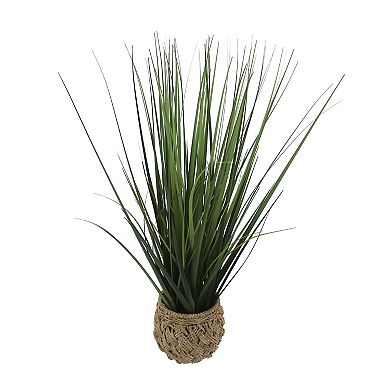 Everyday Decor Artificial Grasses in Woven Planter
