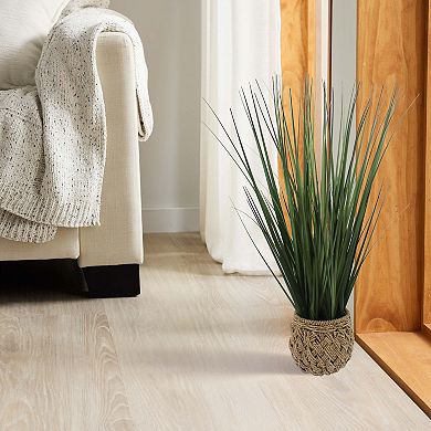Everyday Decor Artificial Grasses in Woven Planter