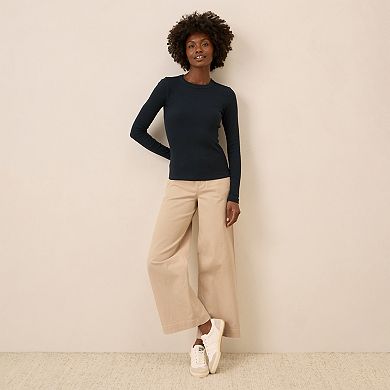 Perfect Rib Long Sleeve Tee