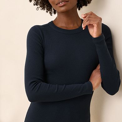 Perfect Rib Long Sleeve Tee