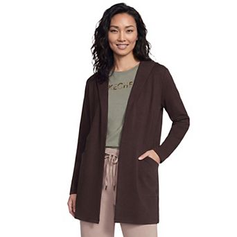 Women's Skechers® Skechluxe Elevate Cozy Restful Hooded Cardigan