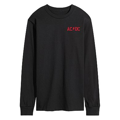 Men's ACDC Set List Long Sleeve Graphic Tee