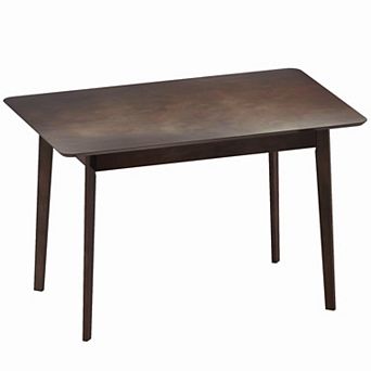 HOMCOM Dining Table for 4, 47.2inch Rectangular Kitchen Table