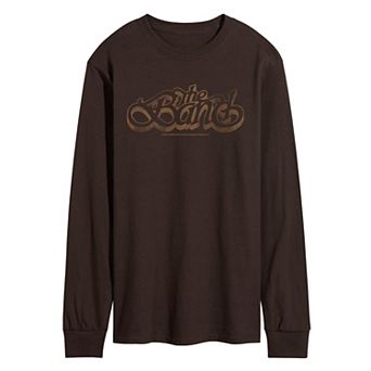 Men's The Band Logo Distressed Long Sleeve Graphic Tee