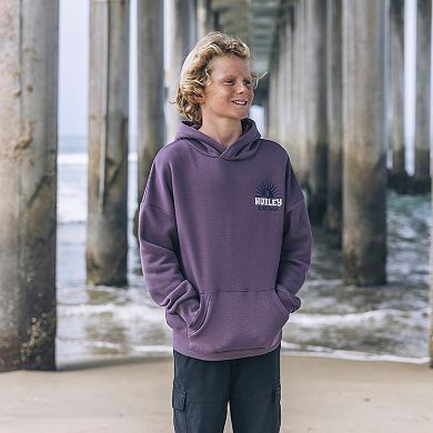 Boys 8-20 Hurley Fleece Graphic Pullover Oversized Hoodie