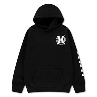 Boys 8-20 Hurley Fleece Graphic Pullover Oversized Hoodie