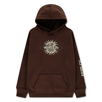 Boys 8-20 Hurley Fleece Graphic Pullover Oversized Hoodie