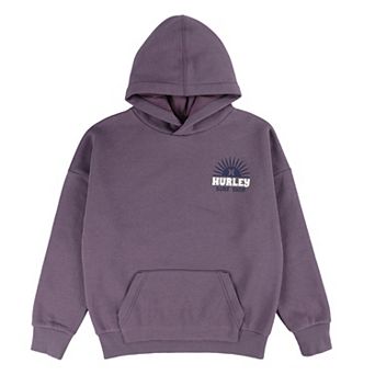Boys 8-20 Hurley Fleece Graphic Pullover Oversized Hoodie
