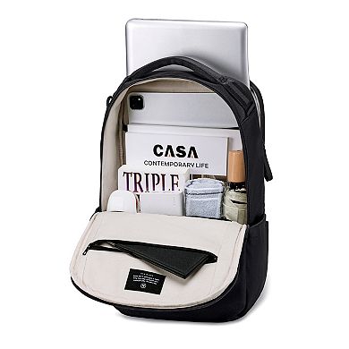 Lux & Nyx Purpose Multi-Compartment 16" Laptop Backpack with Trolley Strap