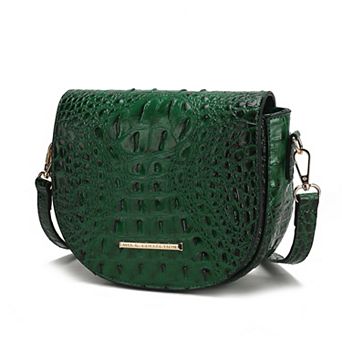 MKF Collection Amalia Croc-Embossed Crossbody Bag
