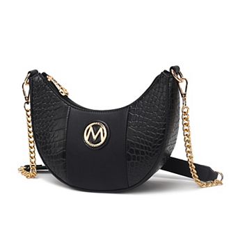 MKF Collection Amira Croc-Embossed Faux Leather Shoulder Bag