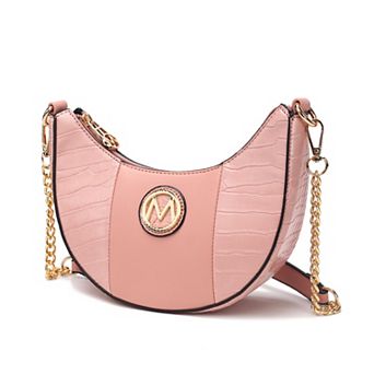 MKF Collection Amira Croc-Embossed Faux Leather Shoulder Bag