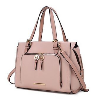 MKF Collection Elise Faux Leather Satchel Bag
