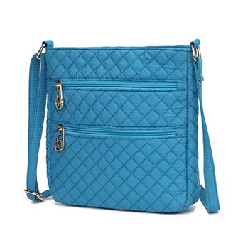 MKF Collection Lainey Solid Quilted Cotton Crossbody Bag
