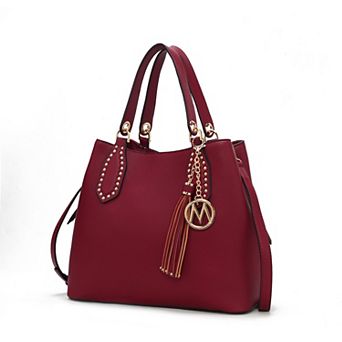 MKF Collection Lana Faux Leather Hobo Bag