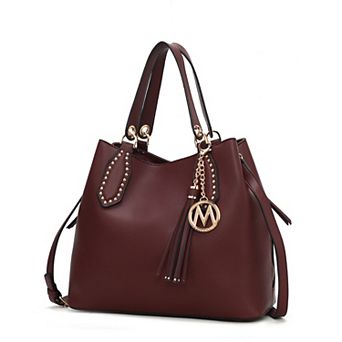 MKF Collection Lana Faux Leather Hobo Bag