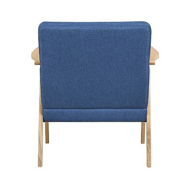 Cathy Accent Club Armchair, Wood Frame