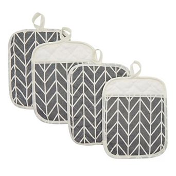 Kitchen Bohemian Pot Holders 7" x" 8.5" 4 pc