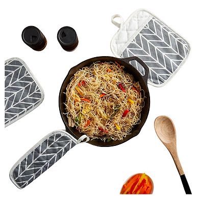 Kitchen Bohemian Pot Holders 7" x" 8.5" 4 Pcs