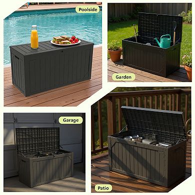 100-Gallon Water Resistant Deck Box
