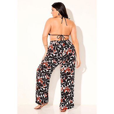 Swimsuits for All Women's Elastic Waist Lounge Cover Up Pant