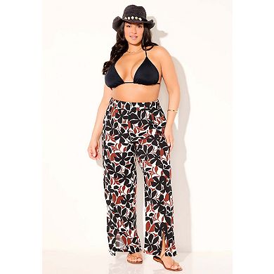 Swimsuits for All Women's Elastic Waist Lounge Cover Up Pant