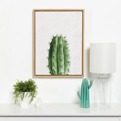 Sylvie Home Cactus Framed Canvas by Simon Te of Tai Prints 18 in. x 24 in.