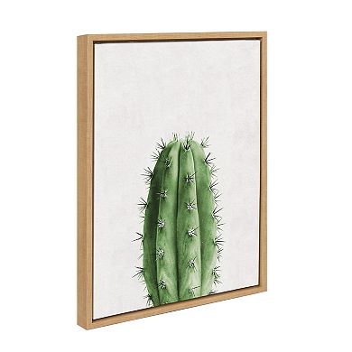 Sylvie Home Cactus Framed Canvas by Simon Te of Tai Prints 18 in. x 24 in.