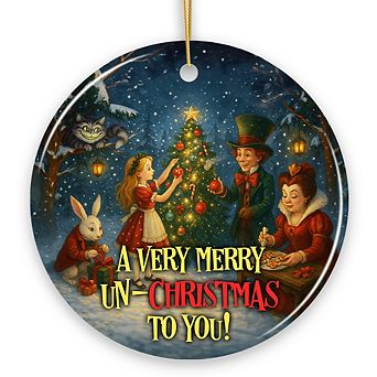 A Very Merry Un-Christmas Ornament, Alice's Christmas in Wonderland Gift and Tree Decor