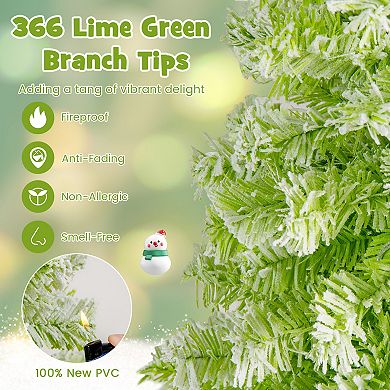 Costway 5/6/7 FT Bendable Christmas Tree with Bendable Top