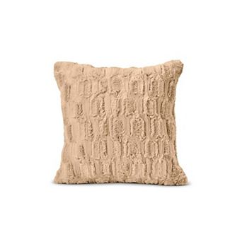 BrylaneHome Hgtv Art Deco Faux Fur Pillow
