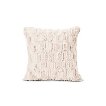 BrylaneHome Hgtv Art Deco Faux Fur Pillow