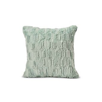 BrylaneHome Hgtv Art Deco Faux Fur Pillow