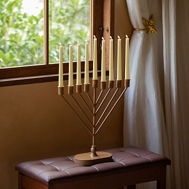 16" 9-Branch Hanukkah Menorah