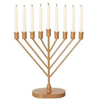 16" 9-Branch Hanukkah Menorah